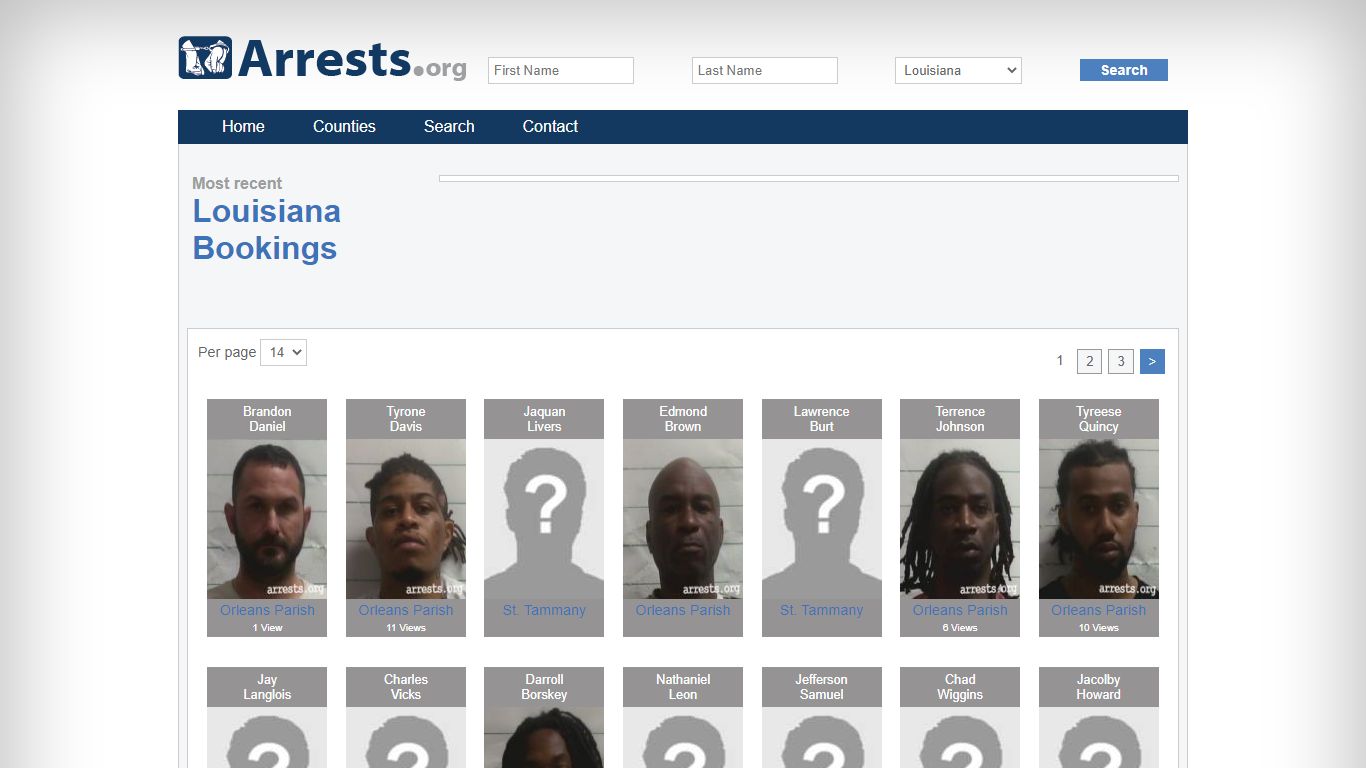 Louisiana Arrests and Inmate Search